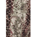 Yoga Style Banded Lined Snakeskin Printed Knit Legging With High Waist.
