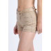 High Rise 5 Pockets Roll Up Hem Shorts