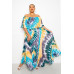 Tie Dye Off Shoulder Pleated Maxi Dress