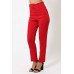 Ankle Tapered Self-fabric Buckle Belt Pants