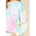 Tie-dye Printed Jersey Top