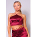 Sexy Halter Front Crop Top