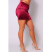 Satin Waist Tie Mini Skirt