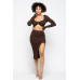 High Slit Skirt Set