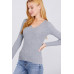 V-neck Viscose Rib Sweater