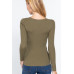 V-neck Viscose Rib Sweater