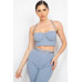 Stone Embellished Top And Pants Set