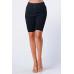 Zip Up Biker Shorts