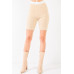 Oatmeal Beige Knit High Waist Stretchy Warm Fuzzy Biker Shorts