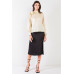 El Mirage Chiffon Bishop Sleeve Tie-neck Blouse Top