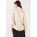 El Mirage Chiffon Bishop Sleeve Tie-neck Blouse Top