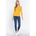 Long Slv V-neck Knotted Sweater