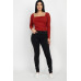 Shirred Square Neck Top