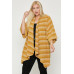 Kimono Style Striped Cardigan