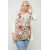 Geometric/tribal Sublimation Print Tunic Top