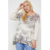 Geometric/tribal Sublimation Print Tunic Top