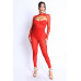 Mesh Crop Jumpsuit Set