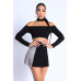 Choker Off-shoulder Top Set