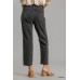 5 Pockets Non-stretch Straight Cut Distressed Denim Jeans With Raw Hem
