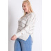 Plus Sweater With Stripe Detail