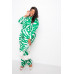 Button Up Long Sleeve  Jumpsuit
