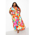Flower Maxi Skirt&top Set