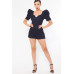 Denim Stretch Fashion Romper