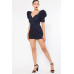 Denim Stretch Fashion Romper