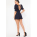 Denim Stretch Fashion Romper
