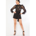 Lace And Crochet Top Detailed Fashion Romper