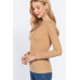 Long Slv V-neck Placket Thermal Top