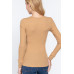 Long Slv V-neck Placket Thermal Top