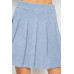 A-line Corduroy Pleated Mini Skirt