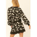 A Leopard Print Pullover Sweater