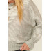 A Zebra Print Pullover Sweater