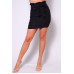 High Waisted Pleated & Belted Mini Skirt