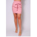 High Waisted Pleated & Belted Mini Skirt