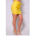 High Waisted Pleated & Belted Mini Skirt