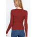 Long Slv Crew Neck Basic Cardigan
