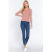 Long Slv Crew Neck Basic Cardigan