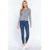 Long Slv Crew Neck Basic Cardigan