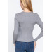 Long Slv Crew Neck Basic Cardigan