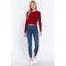 Long Slv Open Back Sweater Top