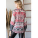 Beautiful Aztec Print Long Sleeve Sweater