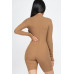 Ribbed Knit Romper