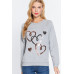 Sequins French Terry Pullover Top