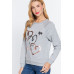 Sequins French Terry Pullover Top