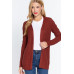 Long Slv Open Front Sweater Cardigan