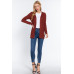 Long Slv Open Front Sweater Cardigan