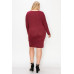 Draped Neck Long Sleeve Dress